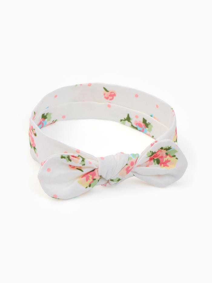 Повязка на голову для девочки «Крошка Я. Бантик», размер 46-48, белая