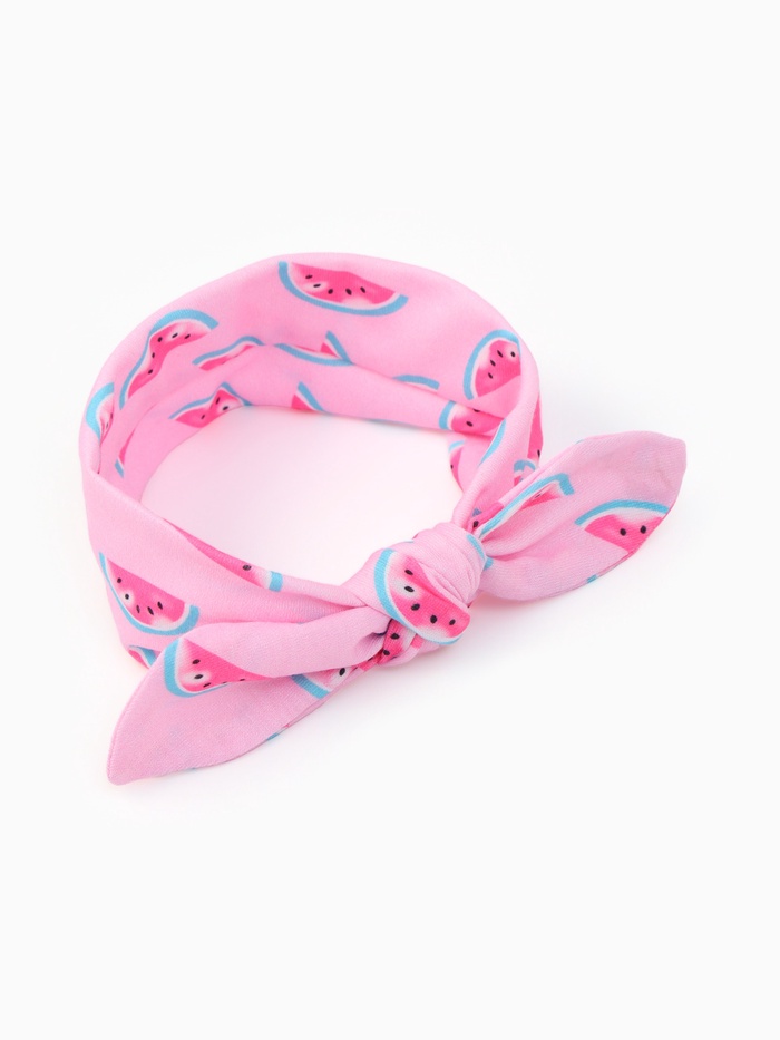 Повязка на голову для девочки «Крошка Я. Арбузик», размер 46-48, розовая
