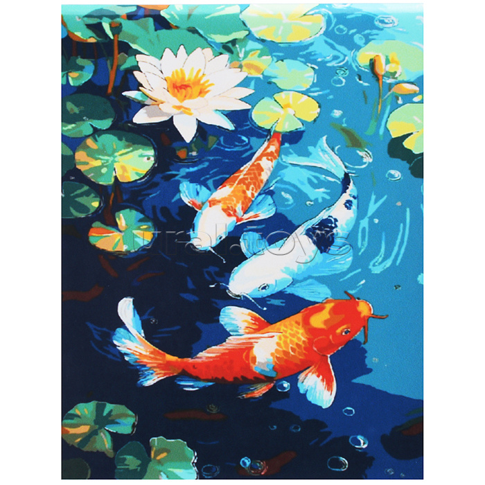 Холст с красками 30x40 по номерам