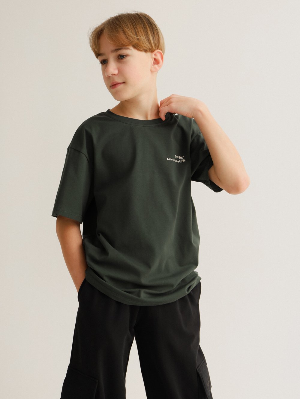 Футболка базовая GPS темный лес