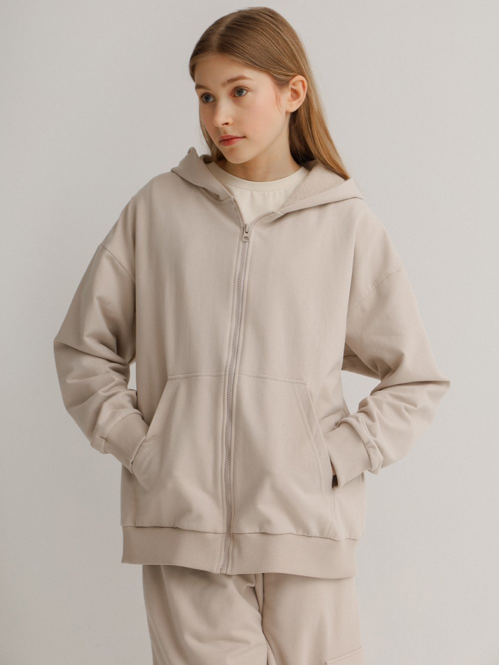 Толстовка на молнии Зип лайт ангора