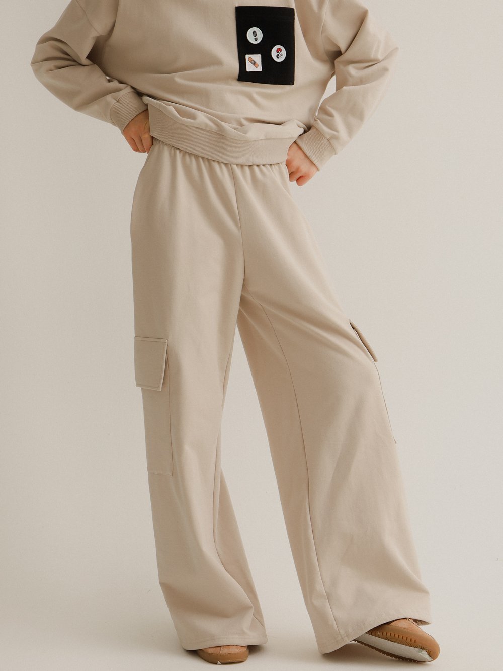 Брюки утепленные Карго ангора