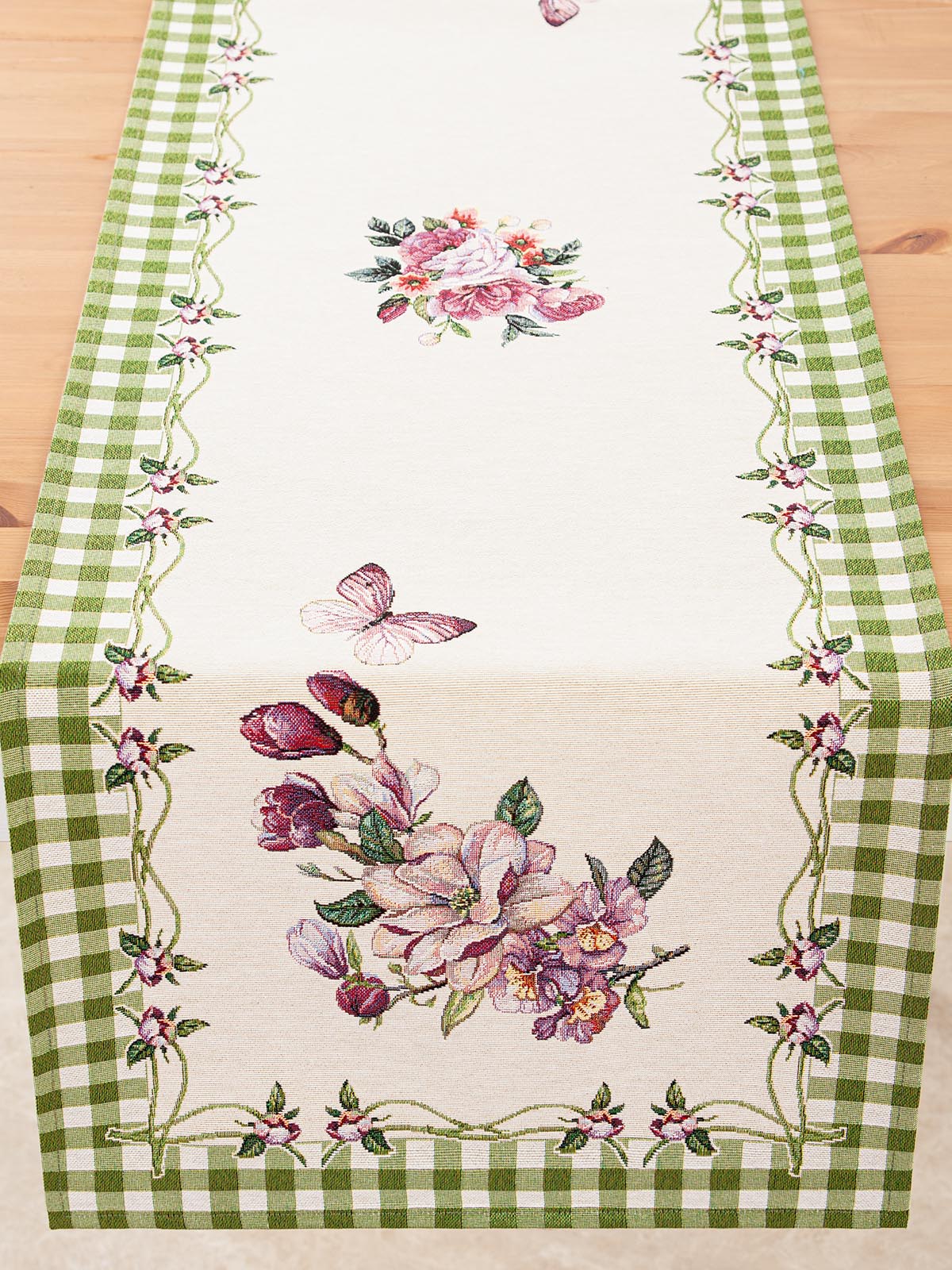 Гортензия зеленая Салфетка 44х140 см 2108849