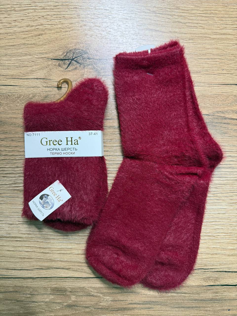 Носки, 1 пара (шерсть норки)