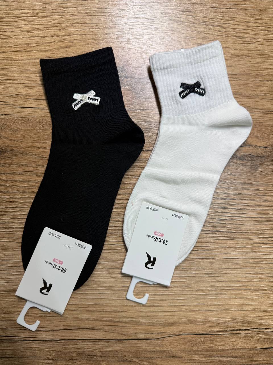 Носки с вышивкой, 2 пары