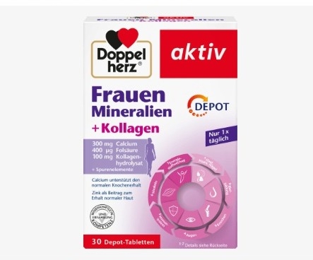 Женские минералы + коллаген таблетки 30 шт DOPPELHERZ