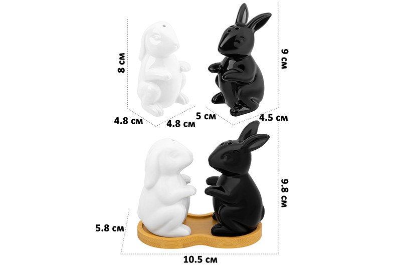 БЫЛО 600 руб!! Набор д/специй 2 пр. 10,5*5,8*9,8 см