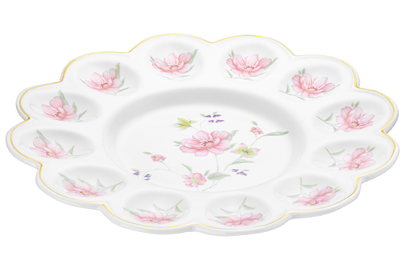 БЫЛО 1032 руб! Тарелка д/фарш. яиц 24*24*2,5 см