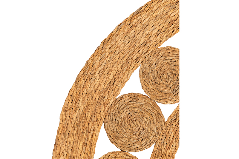 БЫЛО 3824 руб! Коврик плетеный 120*120*0,7 см, круглый, водный гиацинт