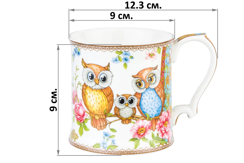 БЫЛО 421 руб! Кружка 380 мл 12,3*9*9 см