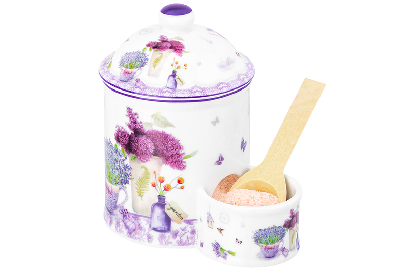 БЫЛО 911 руб!! Банка д/соли 350 мл 12,5*8,5*12,5 см