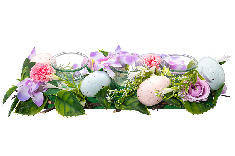 БЫЛО 1251 руб! Пасхальное украшение подсвечник 37*15*8 см