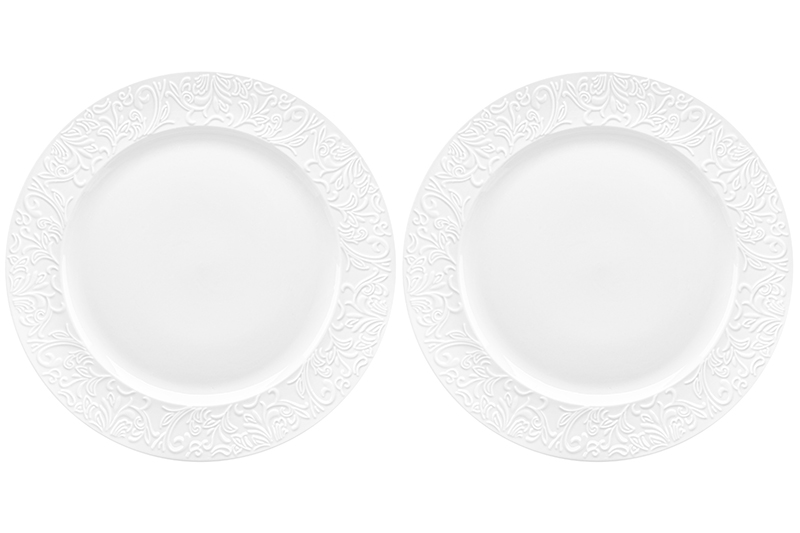 БЫЛО 1244 руб!! Набор тарелок обеденных 2 пр. 26*26*2,5 см