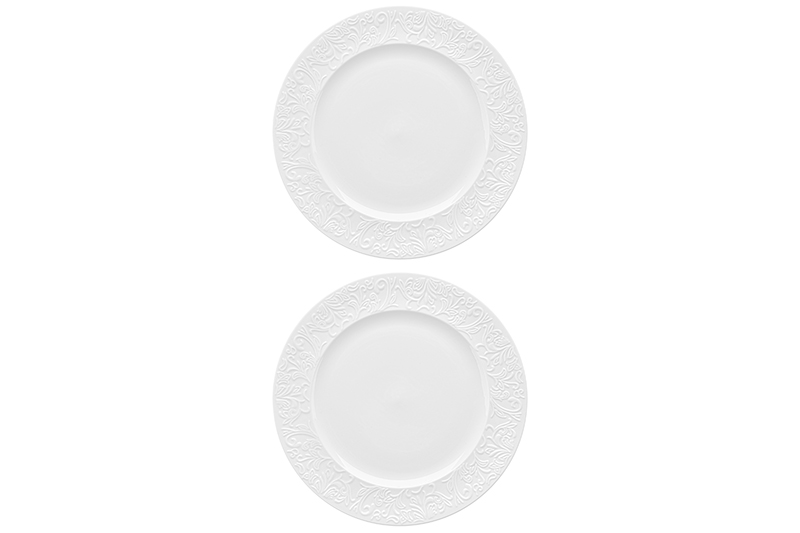 БЫЛО 997 руб!! Набор тарелок обеденных 2 пр. 22,5*22,5*2,2 см