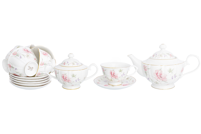 БЫЛО 6979 руб!! Чайный набор 14 пр. 250 мл 12,5*10*7 см