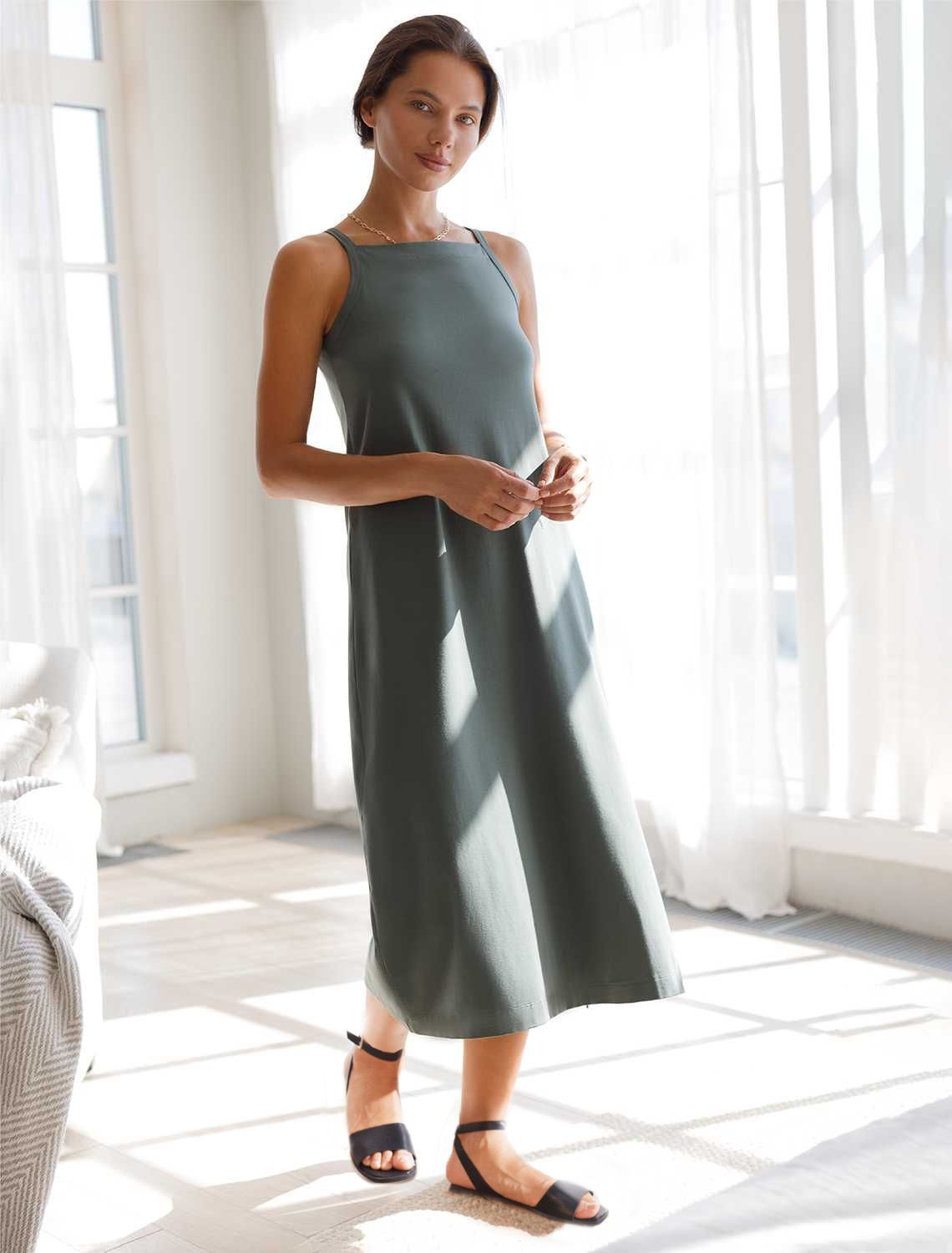 Платье из премиального хлопка