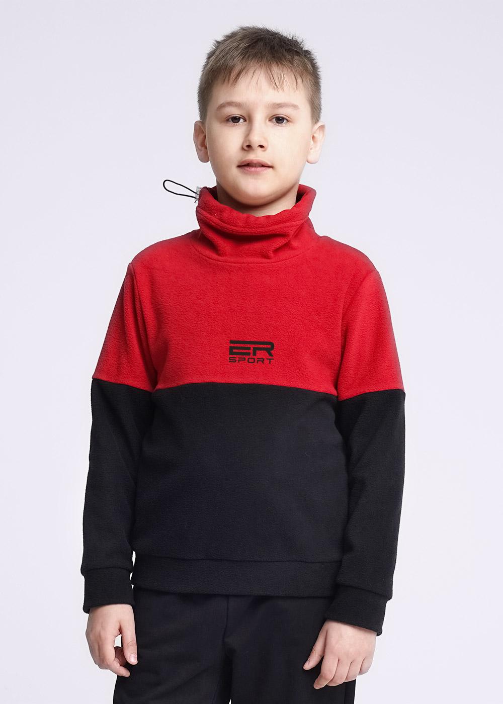 CLE 736311л Толстовка детская для мальчика 736311л т.красный