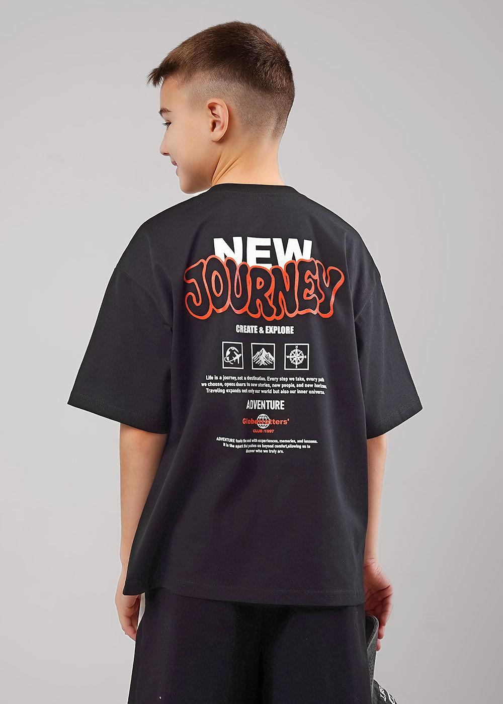 CLE 867326/12кд_п Футболка детская для мальчика 867326/12кд_п чёрный