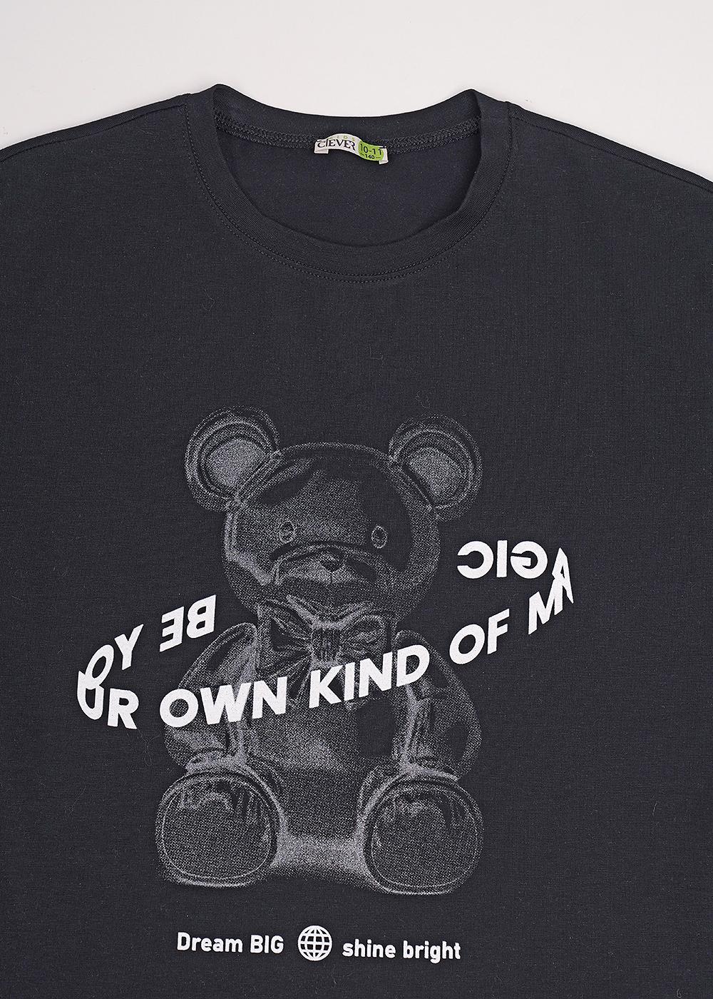 CLE 866899г_п2 Футболка детская 866899г_п2 чёрный