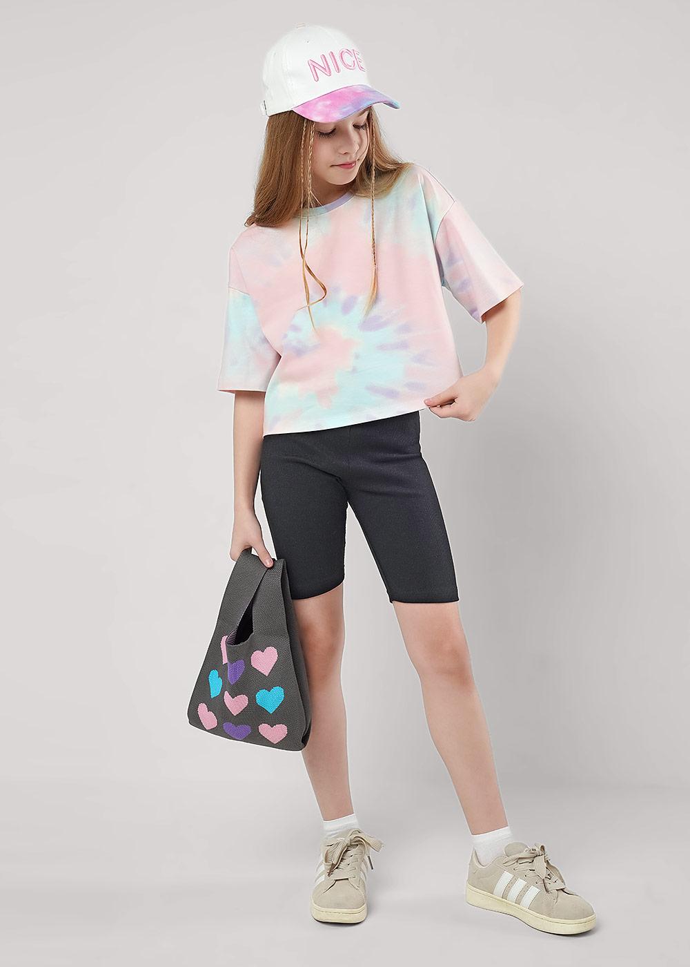 CLE 867339гн Футболка детская для девочки 867339гн розовый/фиолетовый