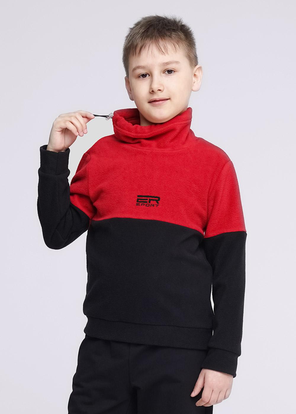 CLE 736311л Толстовка детская для мальчика 736311л т.красный