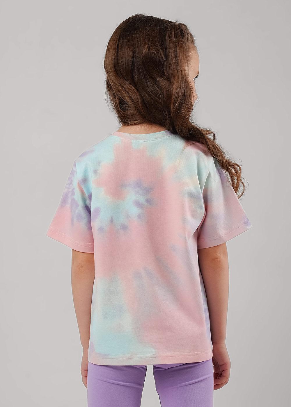 CLE 866898гн Футболка детская для девочки 866898гн розовый/фиолетовый