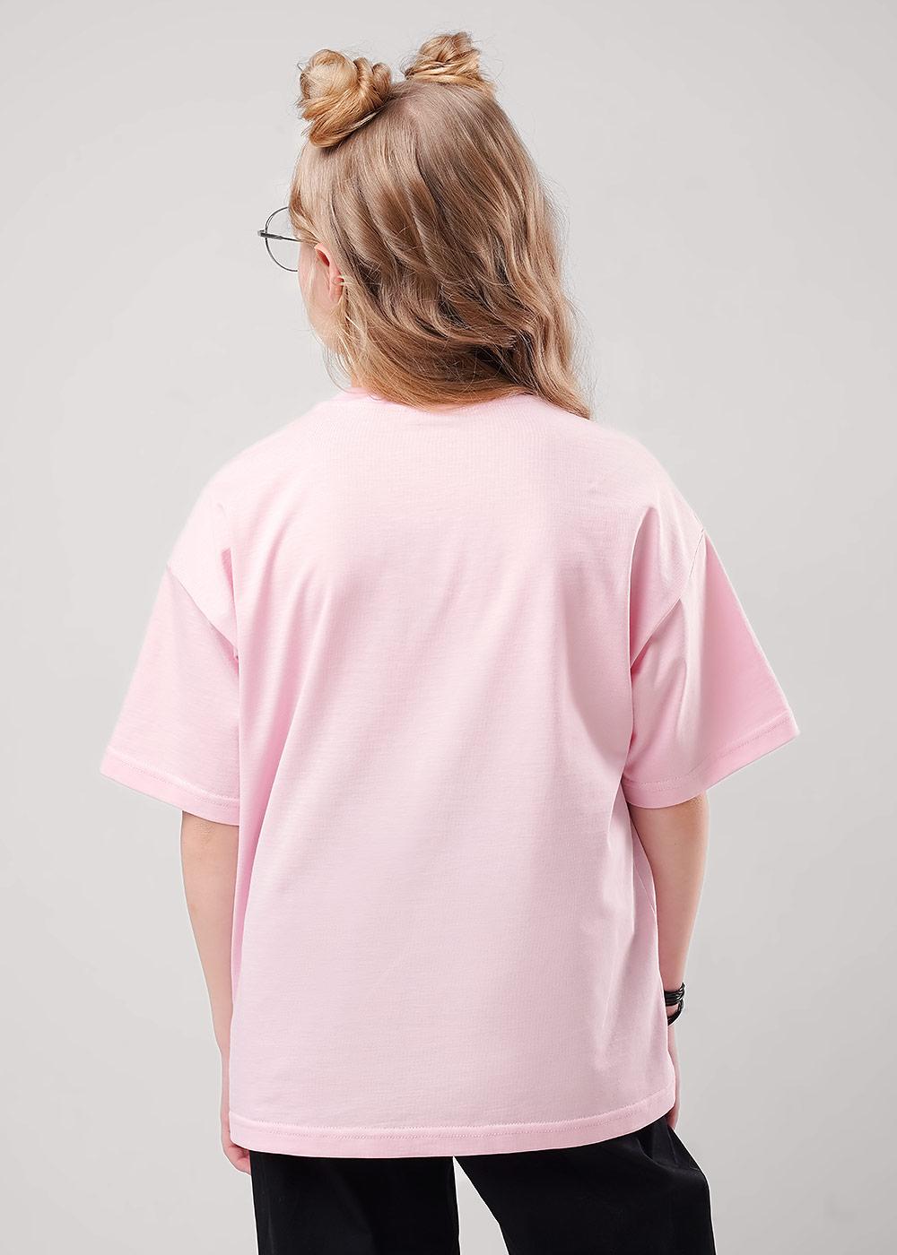 CLE 866885кд_п Футболка детская для девочки 866885кд_п св.розовый