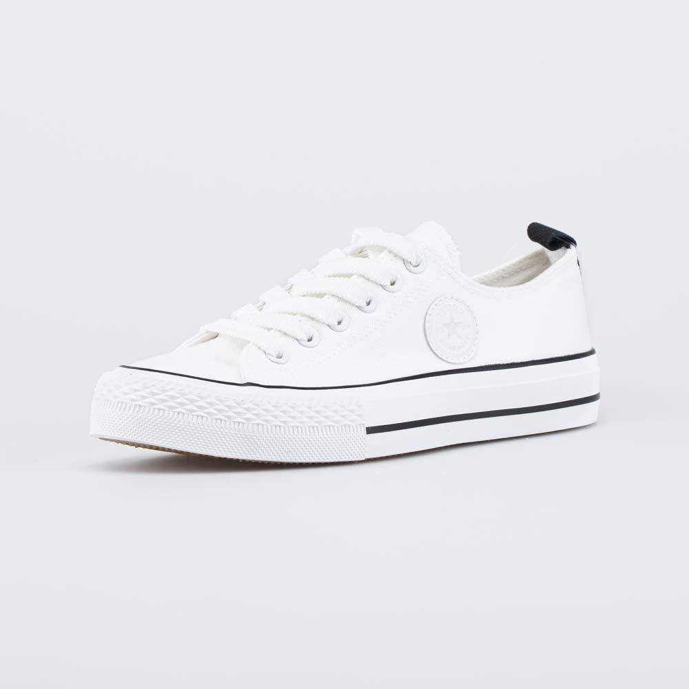 белый полуботинки школьная, подростковая Текстиль