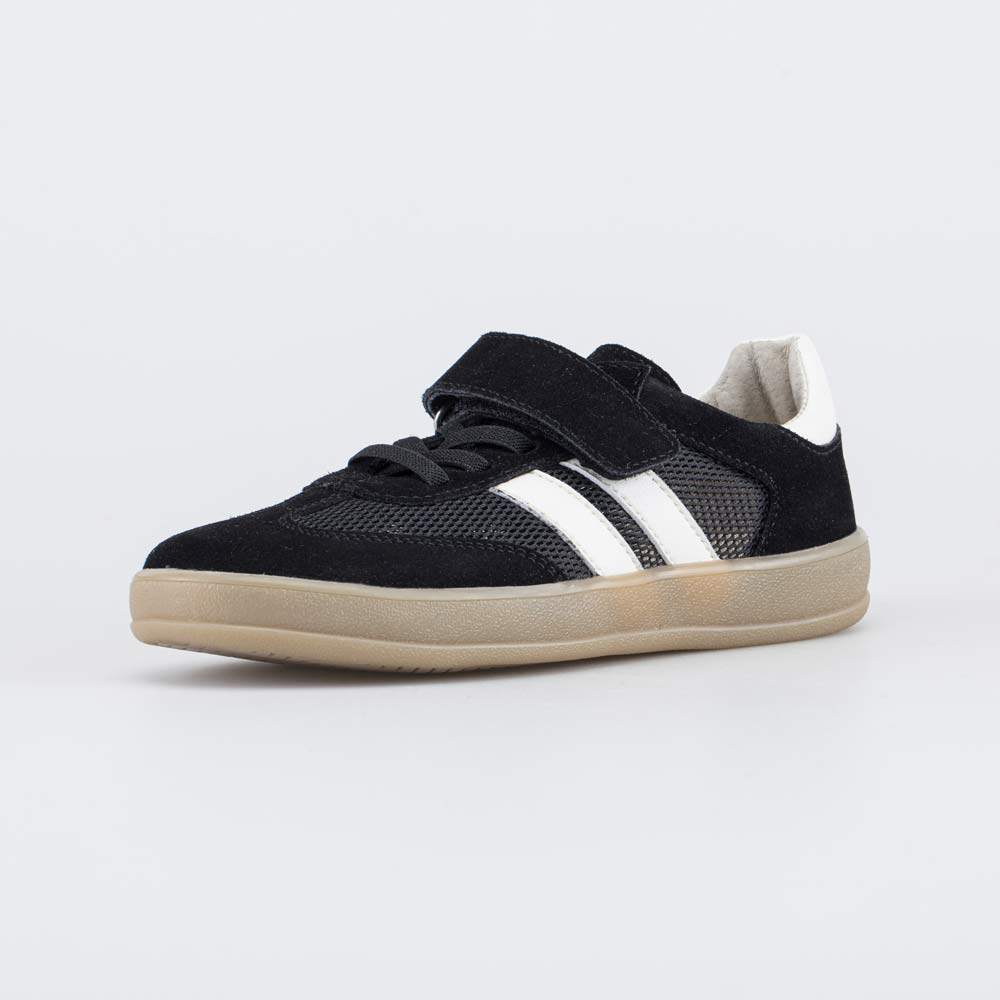 черный полуботинки дошкольная, школьная Комбинирован.