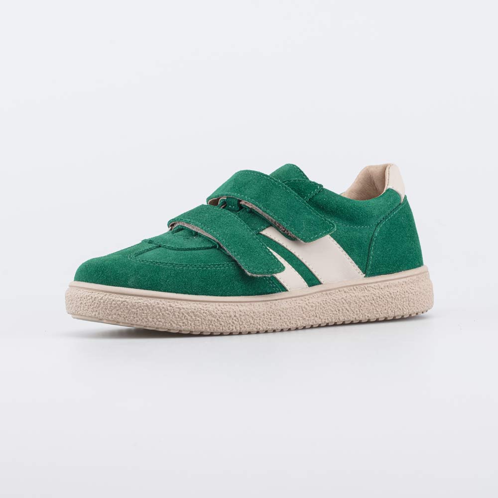 зел-беж полуботинки дошкольная, школьная Нат. кожа