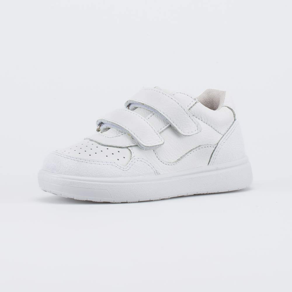 белый полуботинки дошкольная, школьная Нат. кожа