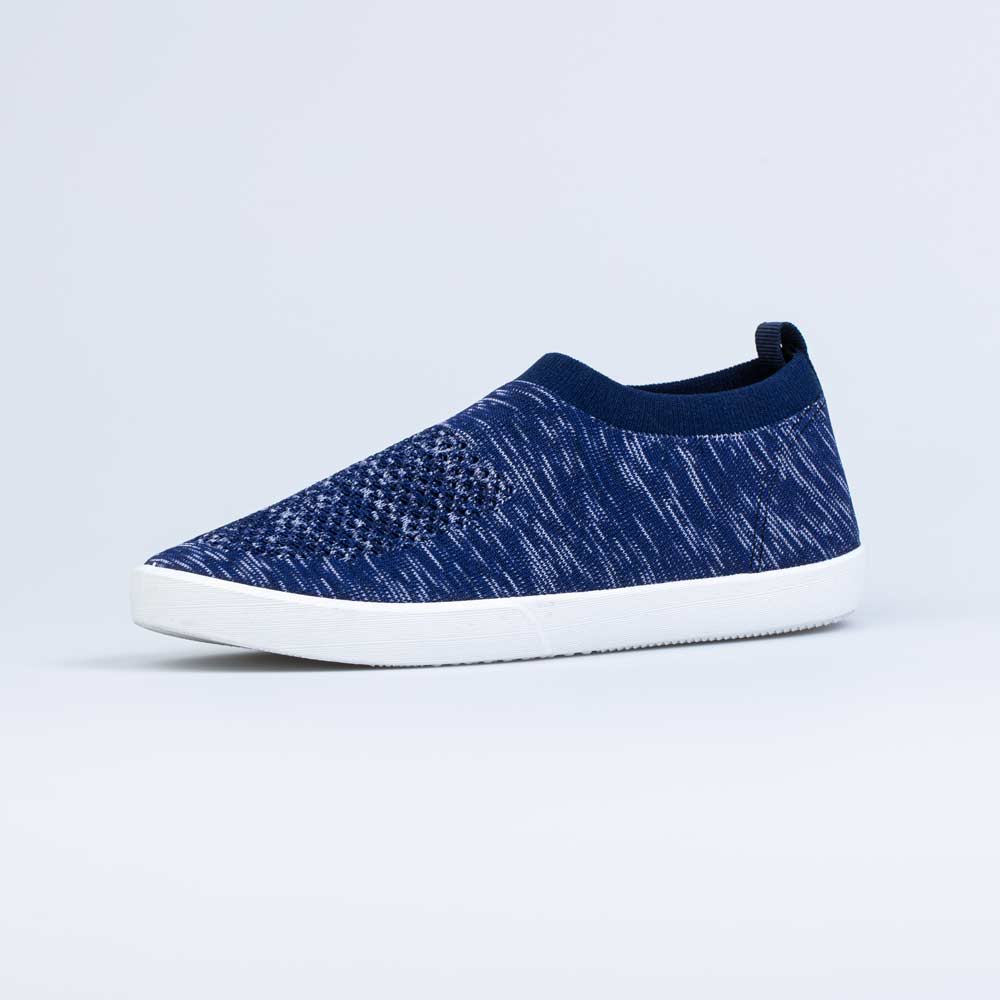 синий полуботинки школьно-подростковые Текстиль