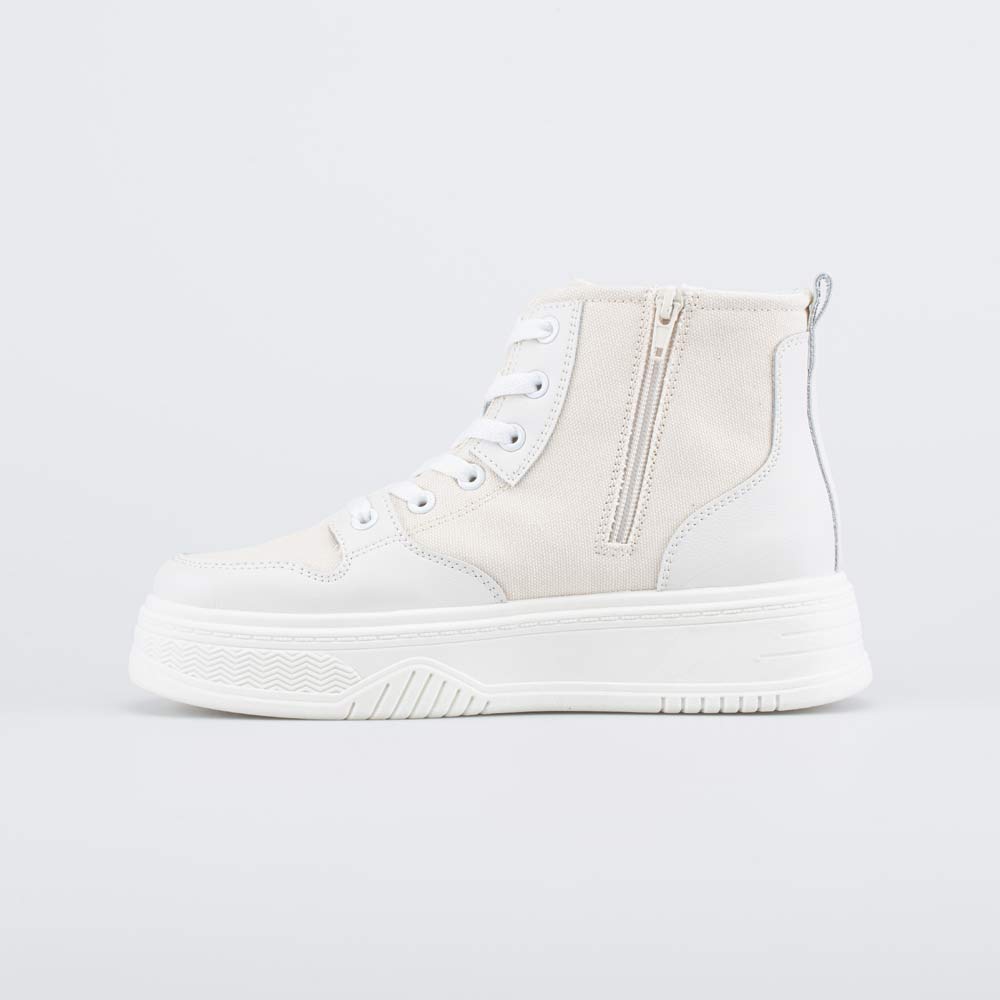 бежевый ботинки школьная, подростковая Текстиль