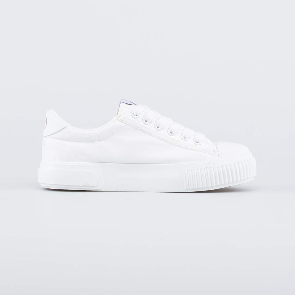 белый полуботинки школьно-подростковые Текстиль