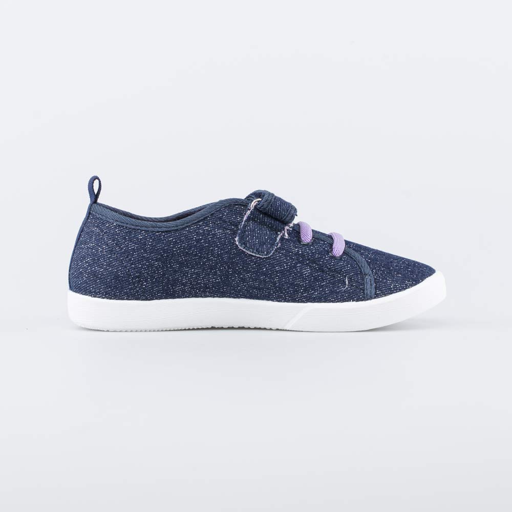 синий полуботинки дошкольно-школьные Текстиль