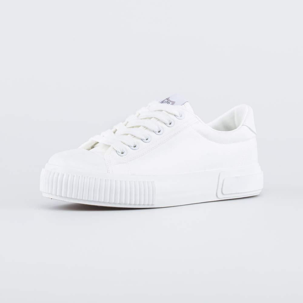 белый полуботинки школьно-подростковые Текстиль