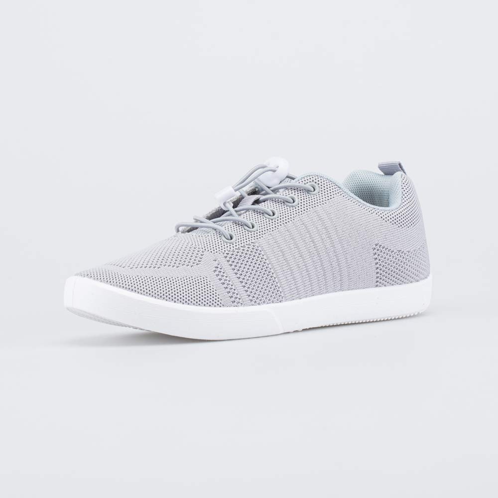 серый полуботинки школьно-подростковые Текстиль