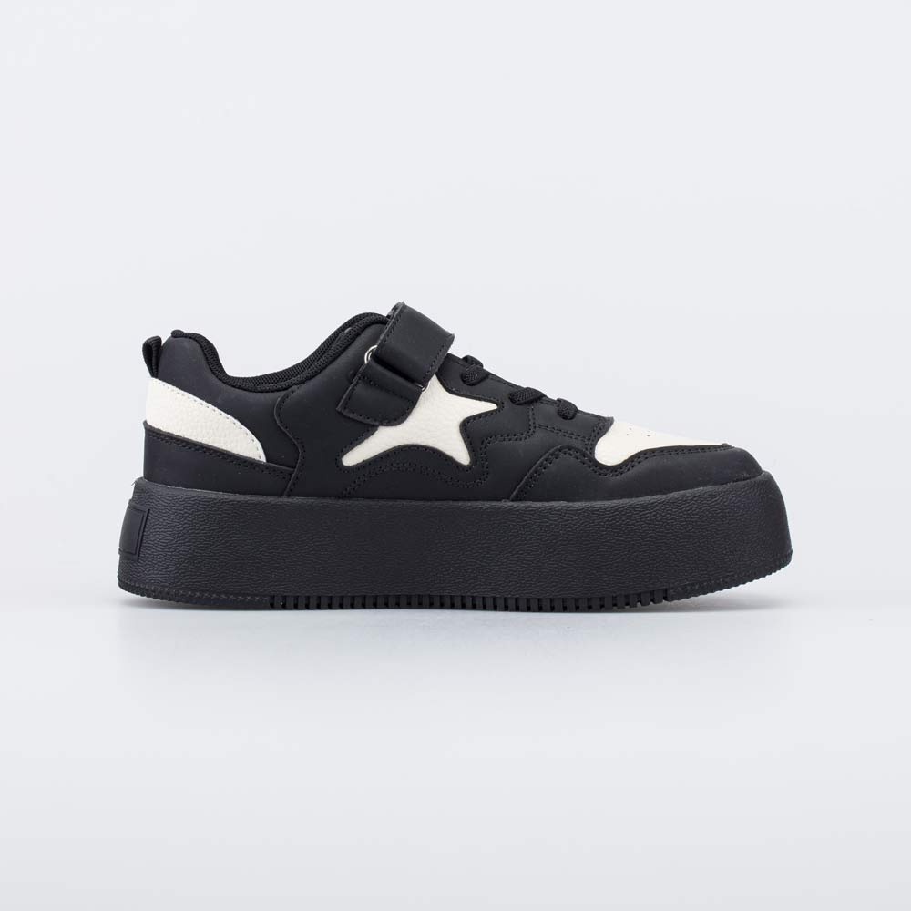 чер-беж полуботинки школьная Комбинирован.