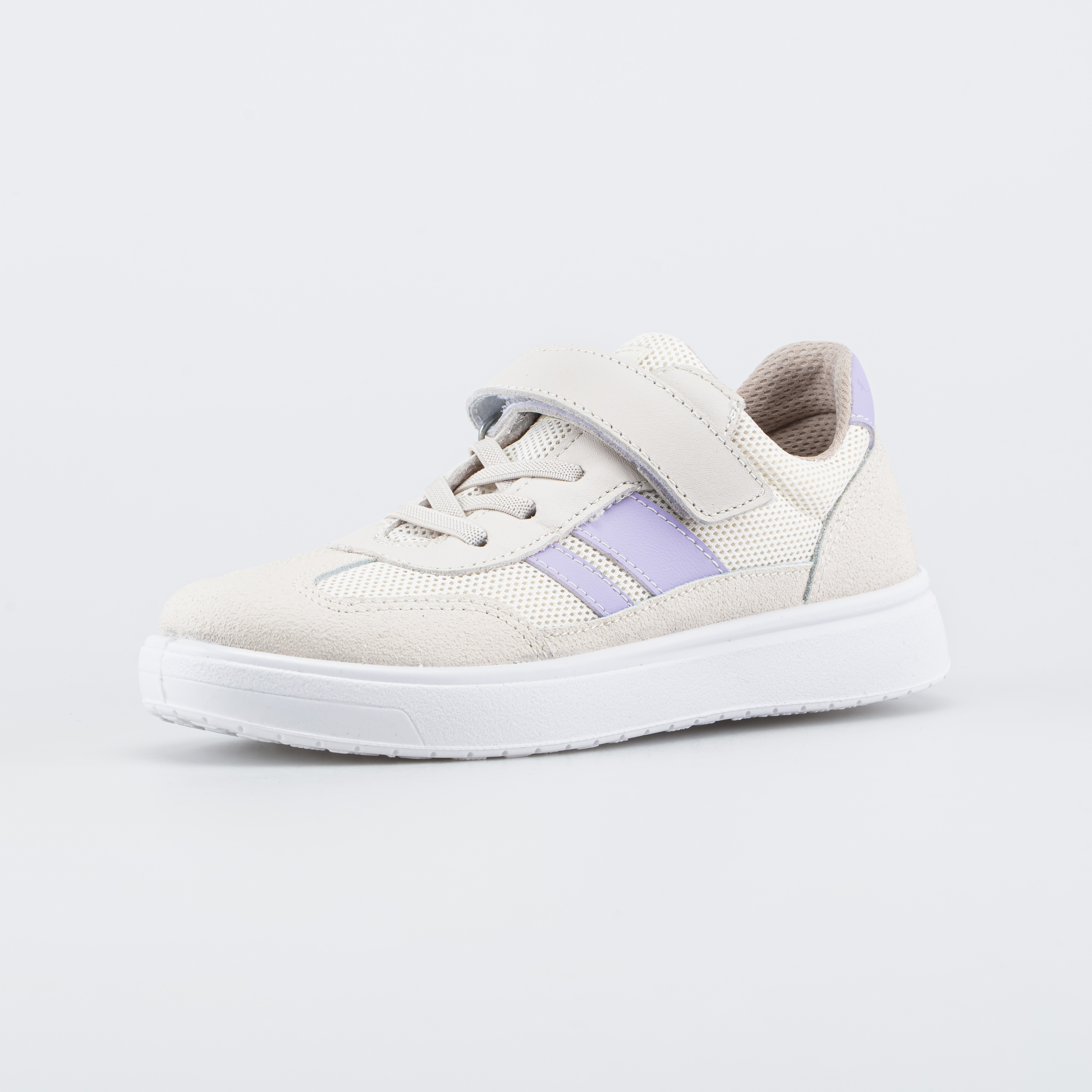 беж-сир полуботинки дошкольная, школьная Комбинирован.