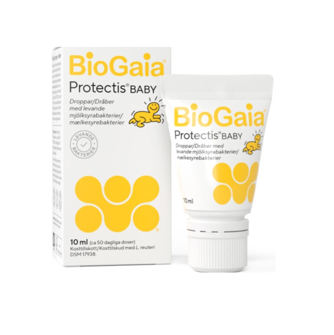 BioGaia Прибиотик капли для пищеварения детские 10 мл (Швеция)