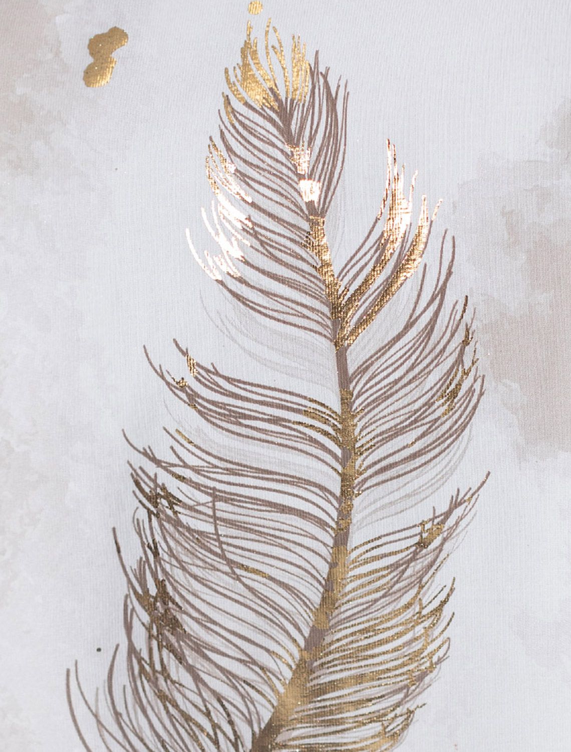 Свободная футболка в черно-белую полоску с принтом из премиального хлопка с эластаном