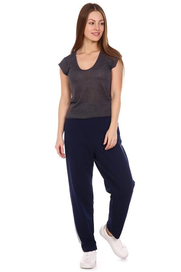 Брюки женские с лампасами 61-18 (футер)