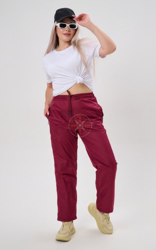 Брюки женские Виола ДМС (дюспо) Арт. БРЖ1112 бордовый (164 рост)