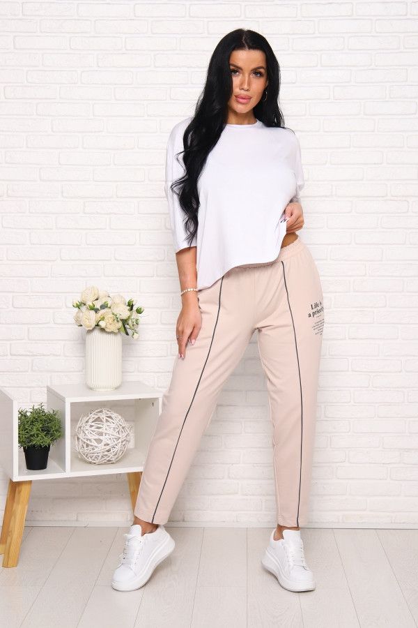 Брюки женские 57139 бежевый