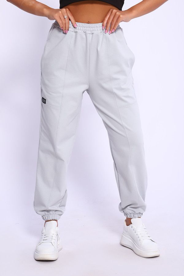 Брюки женские 80033 светло-серый