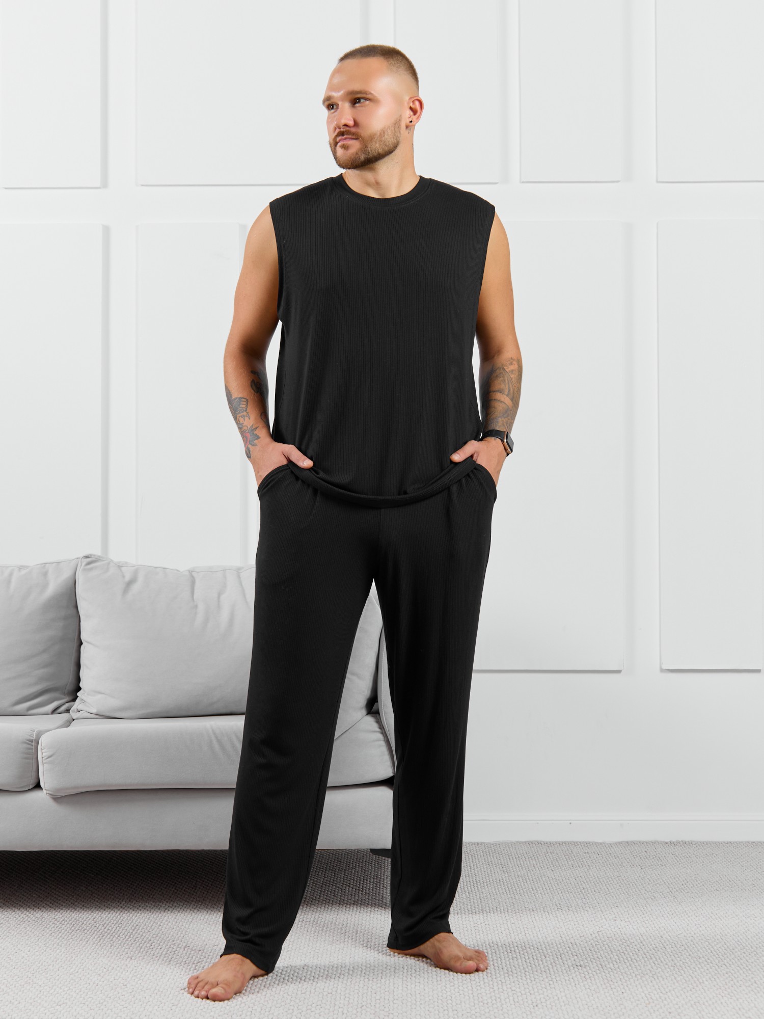 ст. цена1375руб.! Брюки мужские Алессандро-3