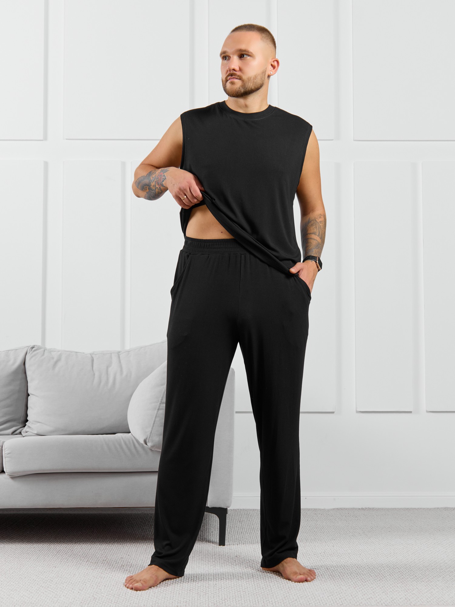 ст. цена1375руб.! Брюки мужские Алессандро-3