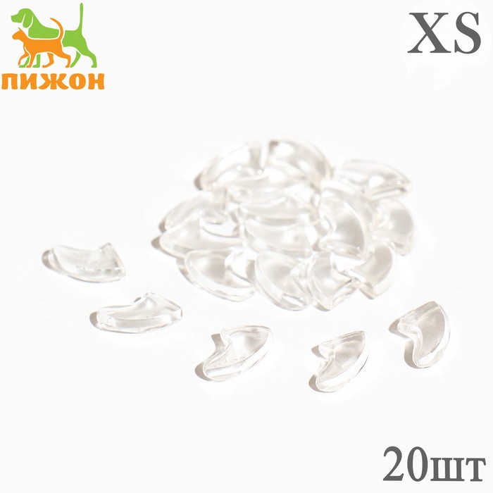 Накладные когти «Антицарапки», размер XS, прозрачные