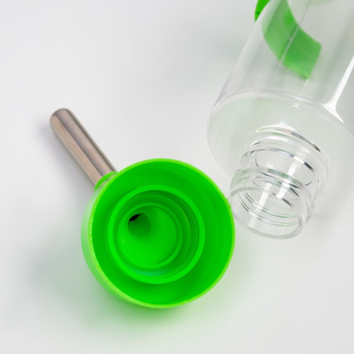 Поилка для грызунов «Пижон», 250 мл, зелёная