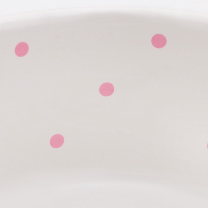 Миска Princess, 400 мл, 13×5.5 см, керамика, розовая